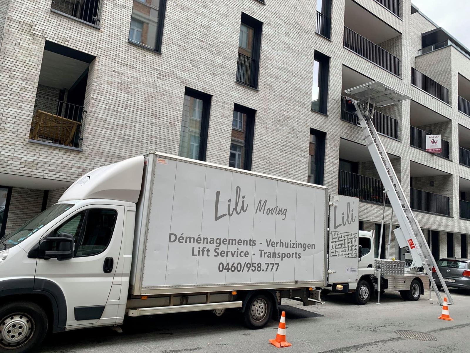 Lift service monte-meubles professionnel Belgique